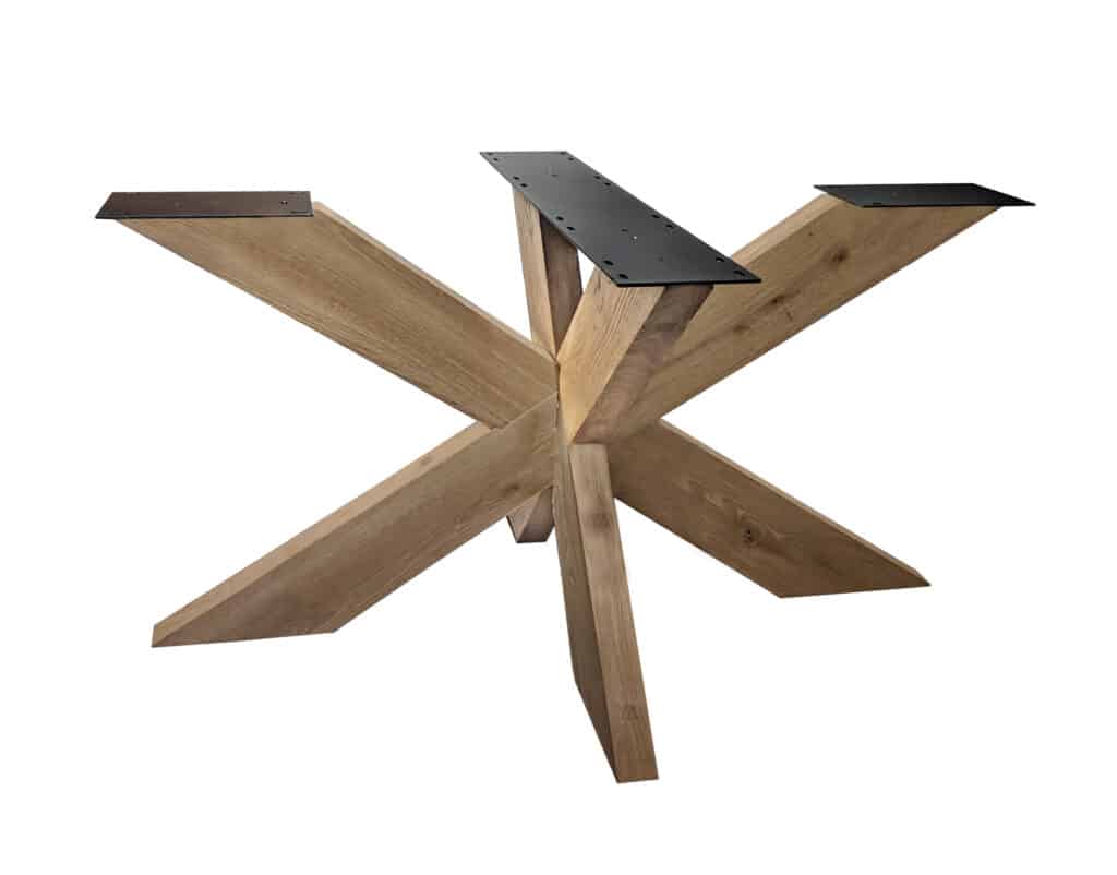 Nr 68. Eiken matrix XL voor tafels vanaf 250cm (kopmaat hout 6x16cm)